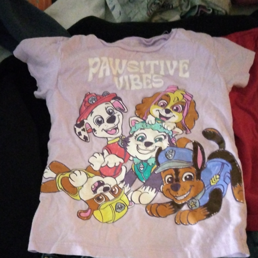 Multiples Kids Paw Patrol T-Shirt - Purple